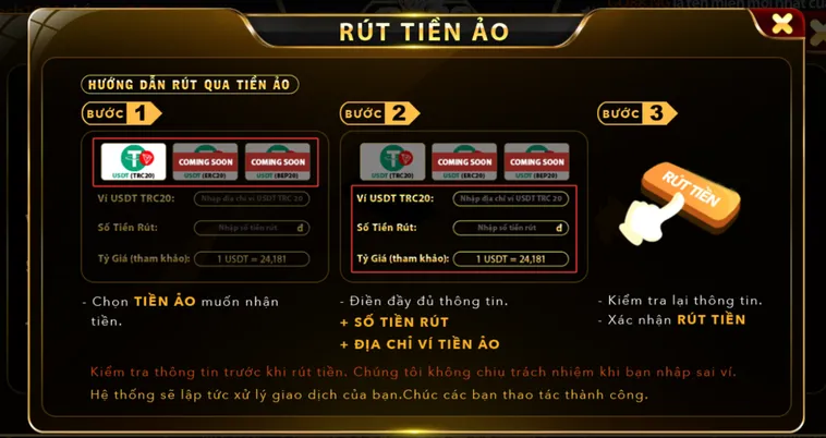 Hướng Dẫn Chi Tiết Cách Rút Tiền Go88 Về Tài Khoản Ngân Hàng Chỉ Trong 5 Phút